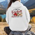 Ball Mom I'm A Baseball Mom Baseball Mom Women Hoodie Back Print