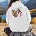 Baseball Heart Leopard Heart Sport Baseball Mom Women Hoodie Back Print Baseball Heart Leopard Heart Sport Baseball Mom Women Hoodie Back Print