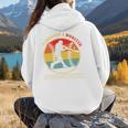 Baseball Mom I Created A Monster He Calls Me Mom Women Hoodie Back Print