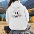 Baseball Mom Era Ball Mom Smile Face Groovy Mother's Day Women Hoodie Back Print Baseball Mom Era Ball Mom Smile Face Groovy Mother's Day Women Hoodie Back Print