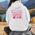 In My Baseball Mom Era Retro Mom Life Mother's Day 2024 Premium Women Hoodie Back Print