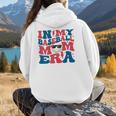 In My Baseball Mom Era Smile Face Retro Women Hoodie Back Print In My Baseball Mom Era Smile Face Retro Women Hoodie Back Print