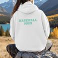 In My Baseball Mom Era Tee Game Day Baseball Mom Life Women Hoodie Back Print