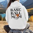 Baseball Mom Game Day Game Day Women Hoodie Back Print