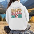 Baseball Mom Groovy Baseball Mom Women Hoodie Back Print Baseball Mom Groovy Baseball Mom Women Hoodie Back Print