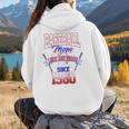 Baseball Mom Loud & Proud Since 1980 Raglan Baseball Tee Women Hoodie Back Print Baseball Mom Loud & Proud Since 1980 Raglan Baseball Tee Women Hoodie Back Print