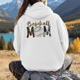 Baseball Mom Mama Mother Women Hoodie Back Print Baseball Mom Mama Mother Women Hoodie Back Print