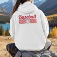 Baseball Mom Mother Mothers Of Baseball Athletes Women Hoodie Back Print
