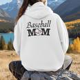 Baseball Mom Mother`s Day Women Hoodie Back Print