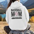 Baseball Mom Not Like a Normal Mom Baseball Mama Women Hoodie Back Print