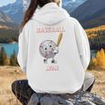 Baseball Mom Sports Quote Women Hoodie Back Print Baseball Mom Sports Quote Women Hoodie Back Print