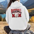 Baseball Mom Sports Red Women Hoodie Back Print Baseball Mom Sports Red Women Hoodie Back Print