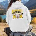 Baseball Mom Sports Mom Yellow Women Hoodie Back Print Baseball Mom Sports Mom Yellow Women Hoodie Back Print