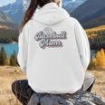 Baseball Mom Sporty Retro Baseball Team Momma Gray Women Hoodie Back Print Baseball Mom Sporty Retro Baseball Team Momma Gray Women Hoodie Back Print