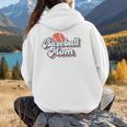 Baseball Mom And Sweet For Moms Vintage Font Women Hoodie Back Print Baseball Mom And Sweet For Moms Vintage Font Women Hoodie Back Print