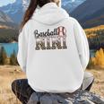 Baseball Nini Women BallPark Nini Baseball Mom Mother's Day Women Hoodie Back Print Baseball Nini Women BallPark Nini Baseball Mom Mother's Day Women Hoodie Back Print