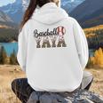 Baseball Yaya Women BallPark Yaya Baseball Mom Mother's Day Women Hoodie Back Print Baseball Yaya Women BallPark Yaya Baseball Mom Mother's Day Women Hoodie Back Print