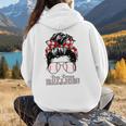 Busy Raising Ballers Messy Bun Funny Baseball Mom Women Hoodie Back Print Busy Raising Ballers Messy Bun Funny Baseball Mom Women Hoodie Back Print
