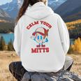 Calm Your Mitts Baseball Mom Mother's Day Softball Mom Premium Women Hoodie Back Print Calm Your Mitts Baseball Mom Mother's Day Softball Mom Premium Women Hoodie Back Print