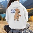 Capybara Calm Your Mitts Baseball Mom Sport Lover Tee Women Hoodie Back Print Capybara Calm Your Mitts Baseball Mom Sport Lover Tee Women Hoodie Back Print