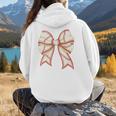 Coquette Bow Baseball Mama Baseball Mom Women Premium Women Hoodie Back Print Coquette Bow Baseball Mama Baseball Mom Women Premium Women Hoodie Back Print