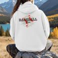 Distressed Baseball Mom Women Hoodie Back Print Distressed Baseball Mom Women Hoodie Back Print