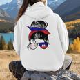 Haitian Baseball Mom Haiti Flag Baseball Girl Women Hoodie Back Print Haitian Baseball Mom Haiti Flag Baseball Girl Women Hoodie Back Print