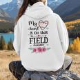 My Heart Is On That Field Ball Nana Baseball Mom Women Hoodie Back Print My Heart Is On That Field Ball Nana Baseball Mom Women Hoodie Back Print