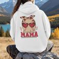Heart Glasses Baseball Mama Baseball Mom Mother's Day Women Hoodie Back Print Heart Glasses Baseball Mama Baseball Mom Mother's Day Women Hoodie Back Print