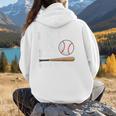 I'm His 1 Fan Since Day One Baseball Mom Women Hoodie Back Print