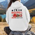 I'm A Baseball Mom Of Course I'm Broke Raglan Baseball Tee Women Hoodie Back Print