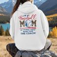 I’m A Baseball Mom Of Course I Know More Than The Coach Women Hoodie Back Print