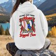 I'm Their Biggest Fan Volleyball Baseball Mom Women Hoodie Back Print
