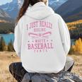 I Just Really Dislike Baseball Pants Baseball Mom Mama Women Hoodie Back Print I Just Really Dislike Baseball Pants Baseball Mom Mama Women Hoodie Back Print