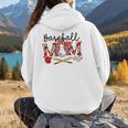 Leopard Baseball Mom Game Day Vibes Mother's Day Women Hoodie Back Print Leopard Baseball Mom Game Day Vibes Mother's Day Women Hoodie Back Print