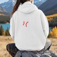 Mom Of Ballers USA Flag Soccer Baseball Mom Women Hoodie Back Print