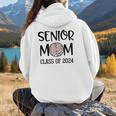 Proud Senior Baseball Mom Senior 2024 Class Leopard Game Day Raglan Baseball Tee Women Hoodie Back Print Proud Senior Baseball Mom Senior 2024 Class Leopard Game Day Raglan Baseball Tee Women Hoodie Back Print