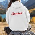 Retro Baseball Mom Mother's Day Weekend Forecast Baseball Premium Women Hoodie Back Print Retro Baseball Mom Mother's Day Weekend Forecast Baseball Premium Women Hoodie Back Print