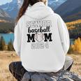 Senior Baseball Mom Class Of 2024 Senior Mom Game Day Women Hoodie Back Print