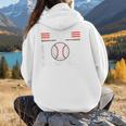 Sorry My Son Has Baseball Baseball Mom Women Hoodie Back Print Sorry My Son Has Baseball Baseball Mom Women Hoodie Back Print