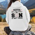 Warning Will Yell Loudly My Son Baseball Mom Women Hoodie Back Print Warning Will Yell Loudly My Son Baseball Mom Women Hoodie Back Print