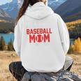 This Is What World's Greatest Baseball Mom Baseball Women Hoodie Back Print