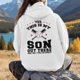 Yes This Is My Son Out There Baseball Mom Women Hoodie Back Print Yes This Is My Son Out There Baseball Mom Women Hoodie Back Print