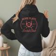 2024 Home Plate Social Club Softball Season Tee Baseball Mom Women Hoodie Back Print 2024 Home Plate Social Club Softball Season Tee Baseball Mom Women Hoodie Back Print