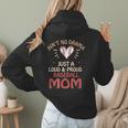 Ain’t No Drama Just a Loud & Proud Baseball Mom Women Hoodie Back Print Ain’t No Drama Just a Loud & Proud Baseball Mom Women Hoodie Back Print