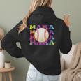 Baseball Mama Sport Women Proud Baseball Mom Women Hoodie Back Print Baseball Mama Sport Women Proud Baseball Mom Women Hoodie Back Print