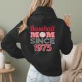 Baseball Mom Since 1975 Women Hoodie Back Print Baseball Mom Since 1975 Women Hoodie Back Print