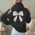 Baseball Mom Coquette Bow Baseball Mama Women Hoodie Back Print Baseball Mom Coquette Bow Baseball Mama Women Hoodie Back Print