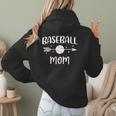 Baseball Mom Cute Grandson Player Arrow Heart Family Women Hoodie Back Print Baseball Mom Cute Grandson Player Arrow Heart Family Women Hoodie Back Print