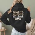 Baseball Mom Distressed Vintage Sports Player Calls Me Mom Women Hoodie Back Print Baseball Mom Distressed Vintage Sports Player Calls Me Mom Women Hoodie Back Print